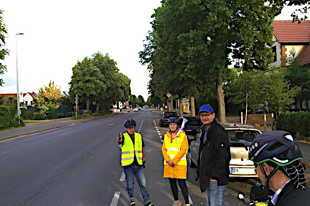 Begutachtung der Radwege