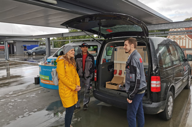 Im Gespräch auf der Azubi-Messe